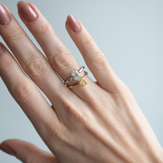Anel Amanda Fancy Yellow 0,75ct